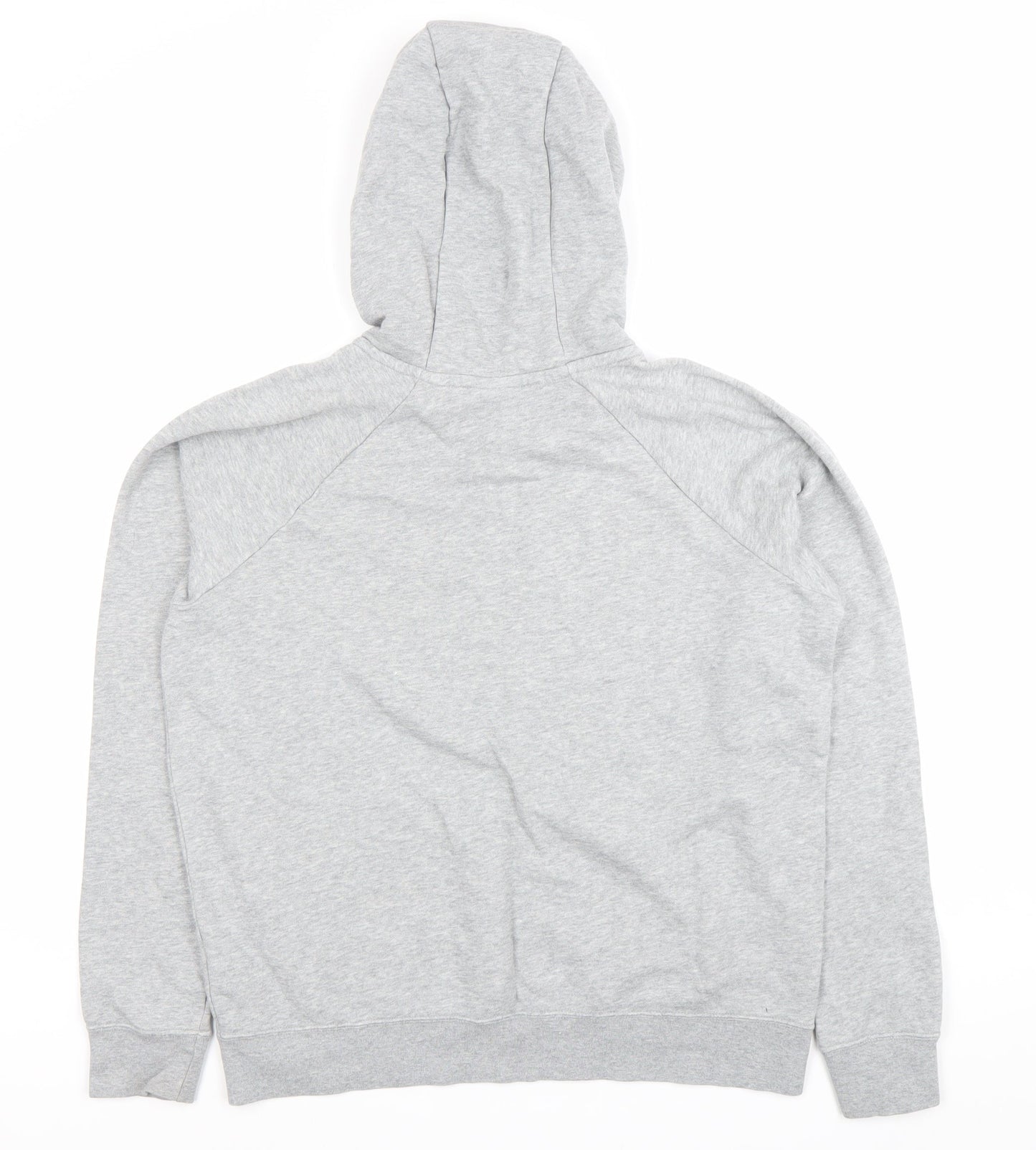 Nike Men’s Grey Pullover Hoodie Size M Regular Fit Logo