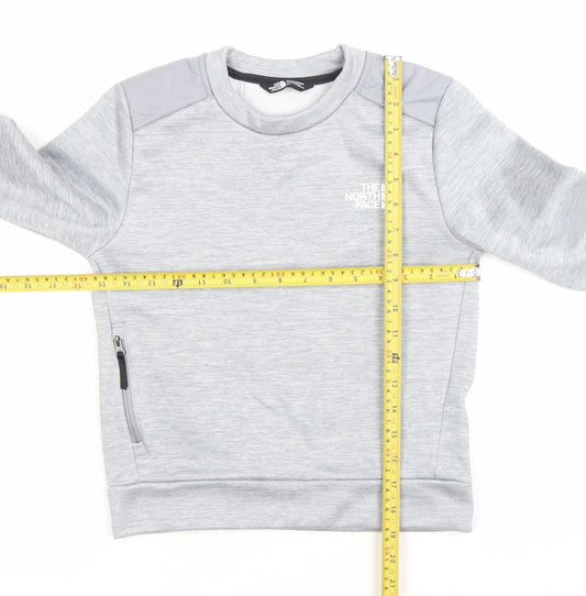 The North Face Boys Grey Pullover Sweatshirt Age 10-11 Years Crew Neck