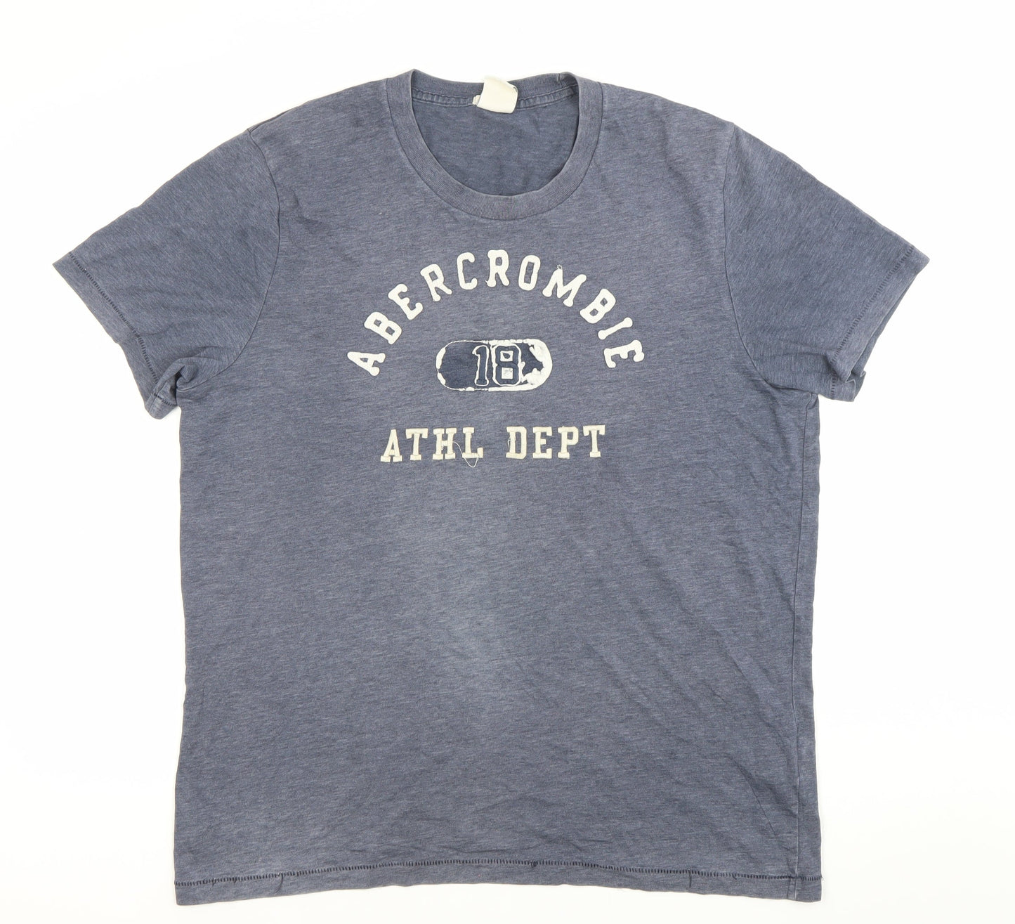 Abercrombie & Fitch Men’s Blue XL Muscle Fit Graphic T-Shirt