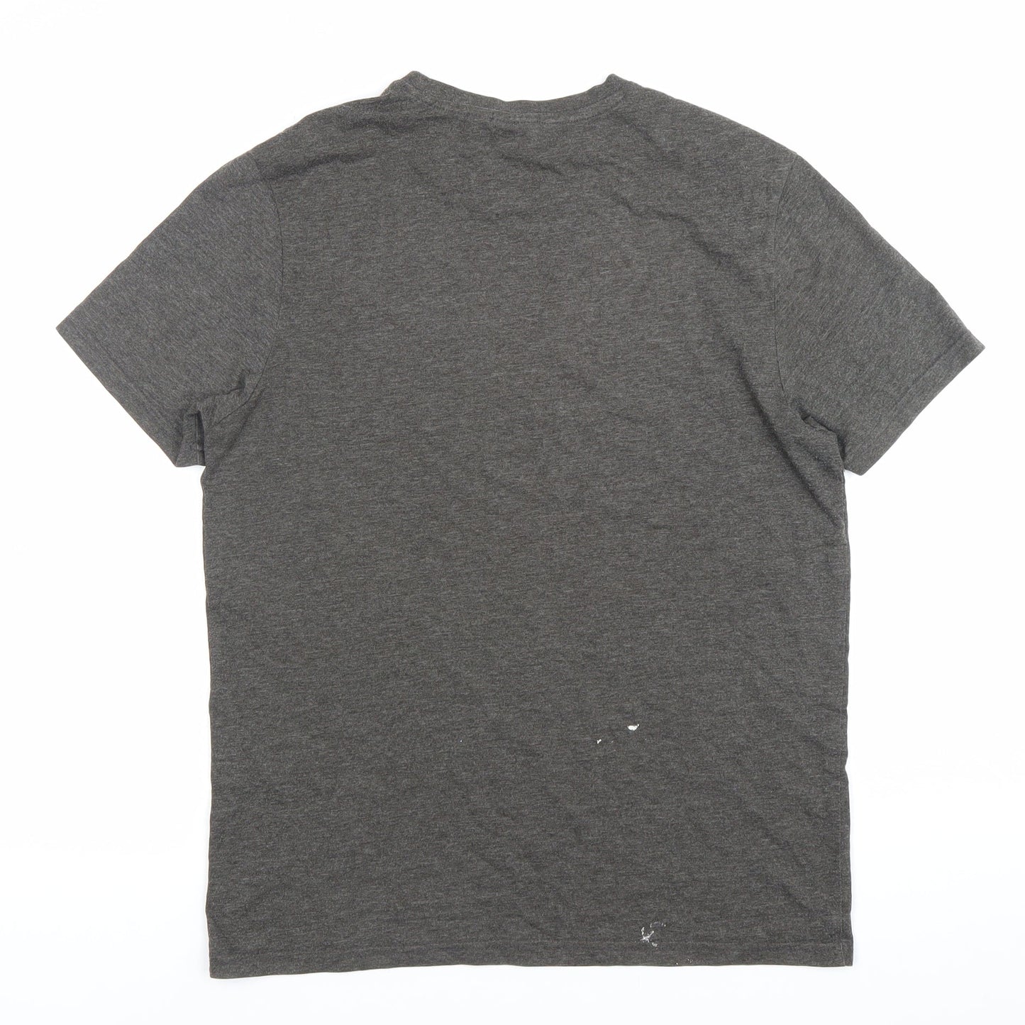 Lyle & Scott Mens Grey Sportswear Logo T-Shirt Size S