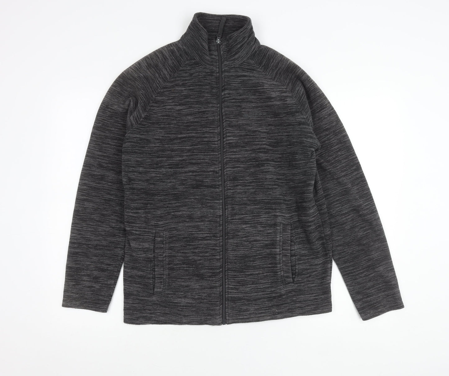 Mountain Warehouse Men's Grey Full Zip Fleece Jacket Size M