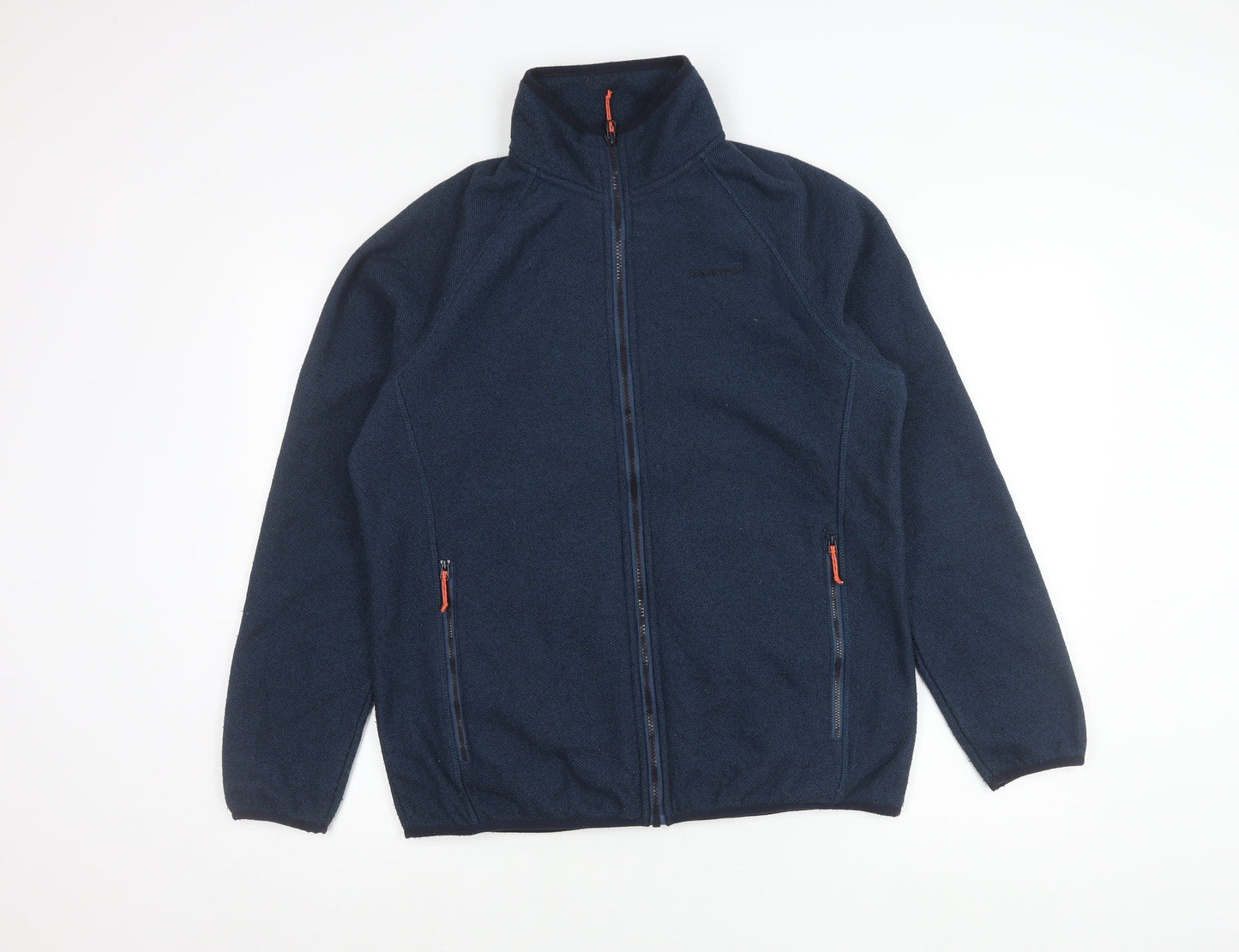 Craghoppers Men's Blue Full Zip Fleece Jacket M EU 50 Hiking Outdoor