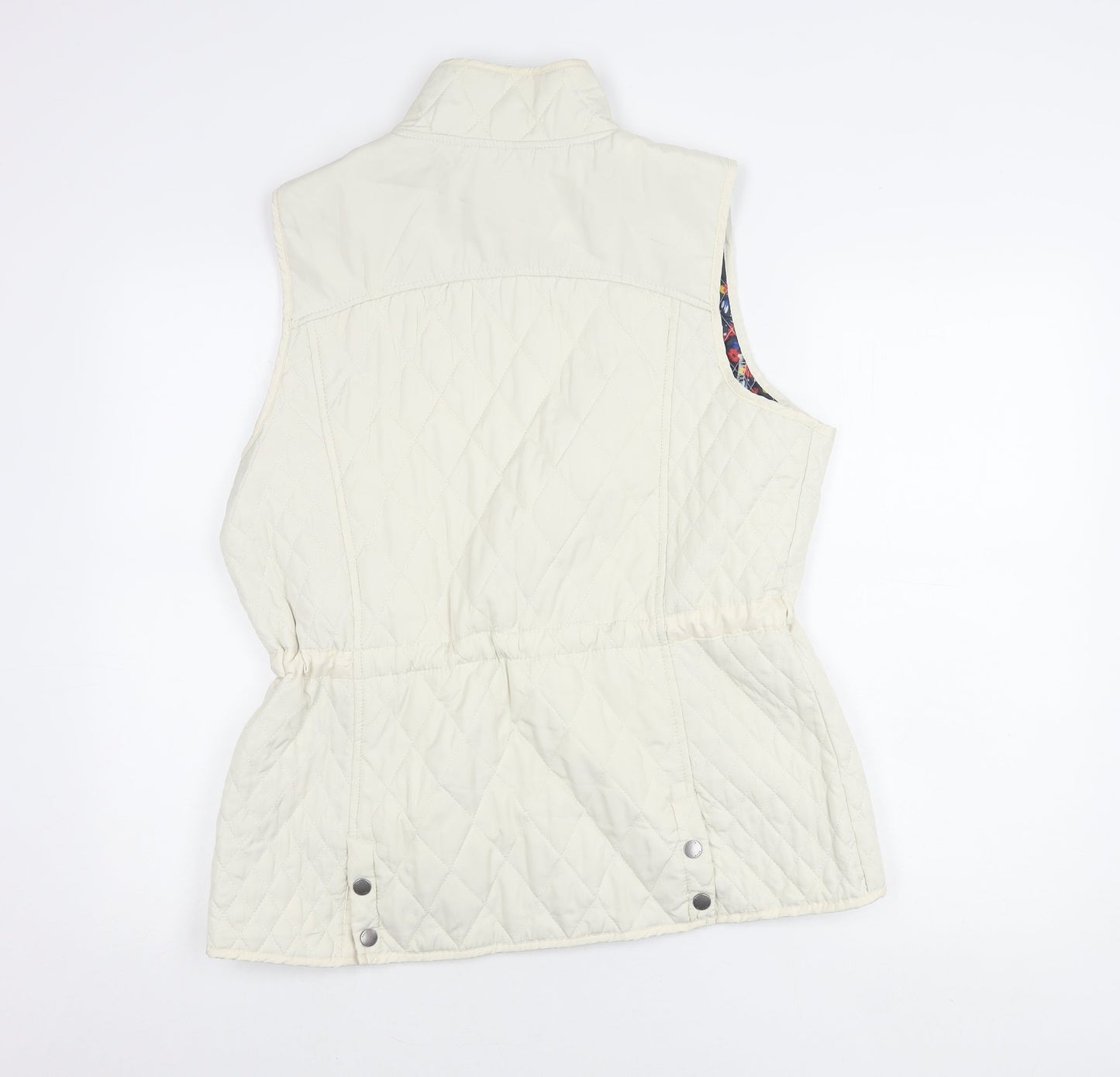 Regatta Women Ivory Quilted Waistcoat Size 16 Outdoor Zip Vest