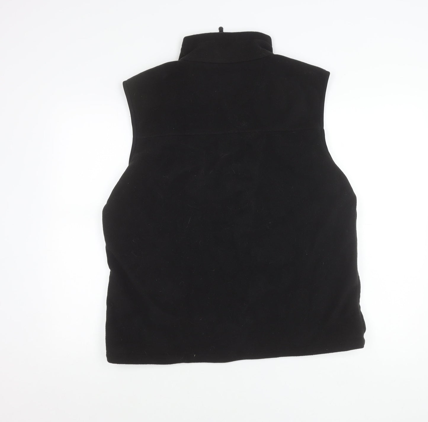 Regatta Unisex Black Fleece Waistcoat Gilet Size 46 Full Zip Pockets