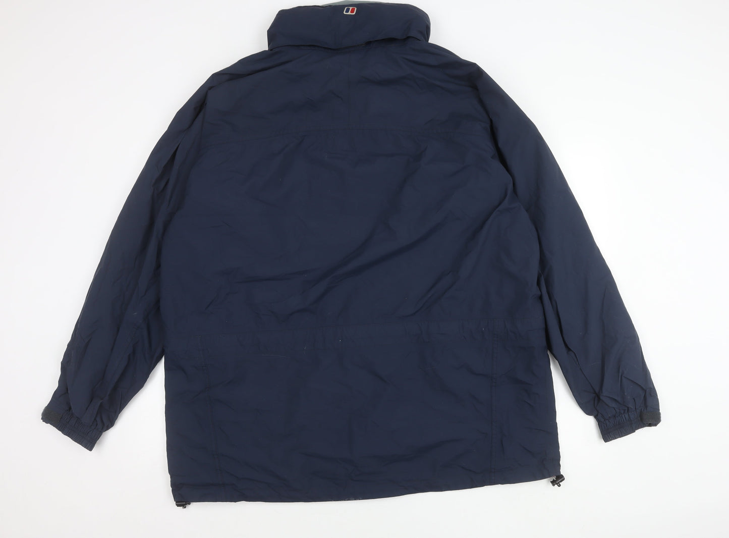 Berghaus Men’s Blue 2XL Waterproof Rain Jacket Hiking Coat