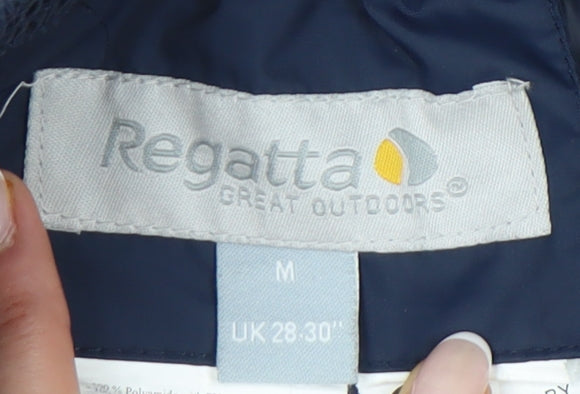 Regatta Men’s Blue Waterproof Rain Trousers M 28-30 Elastic Waist