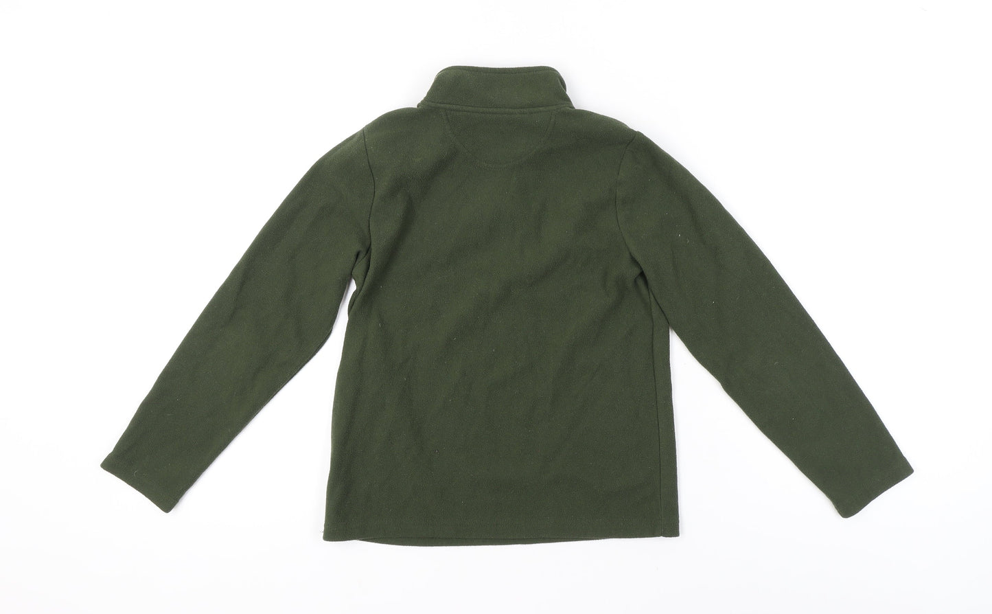 Peter Storm Boys Green Fleece Sweatshirt 9-10 Years Outdoor Half Zip