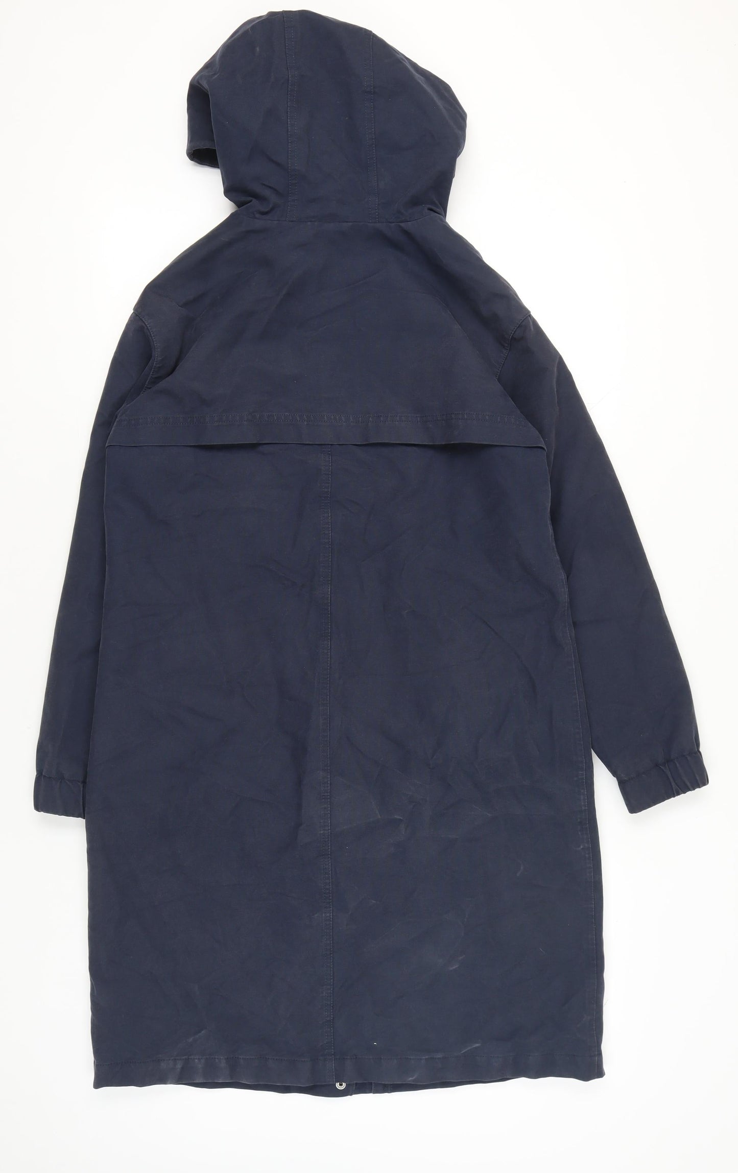 Boden Womens Navy Parka Coat UK 10 Long Hooded Casual Jacket
