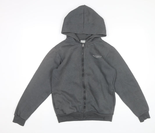 McKenzie Boys Grey Full Zip Hoodie 13-14 Years Sports Casual