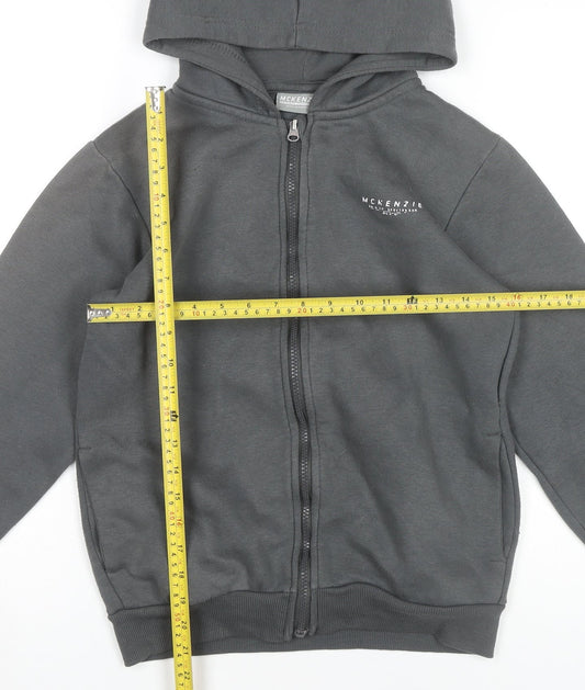 McKenzie Boys Grey Full Zip Hoodie 13-14 Years Sports Casual