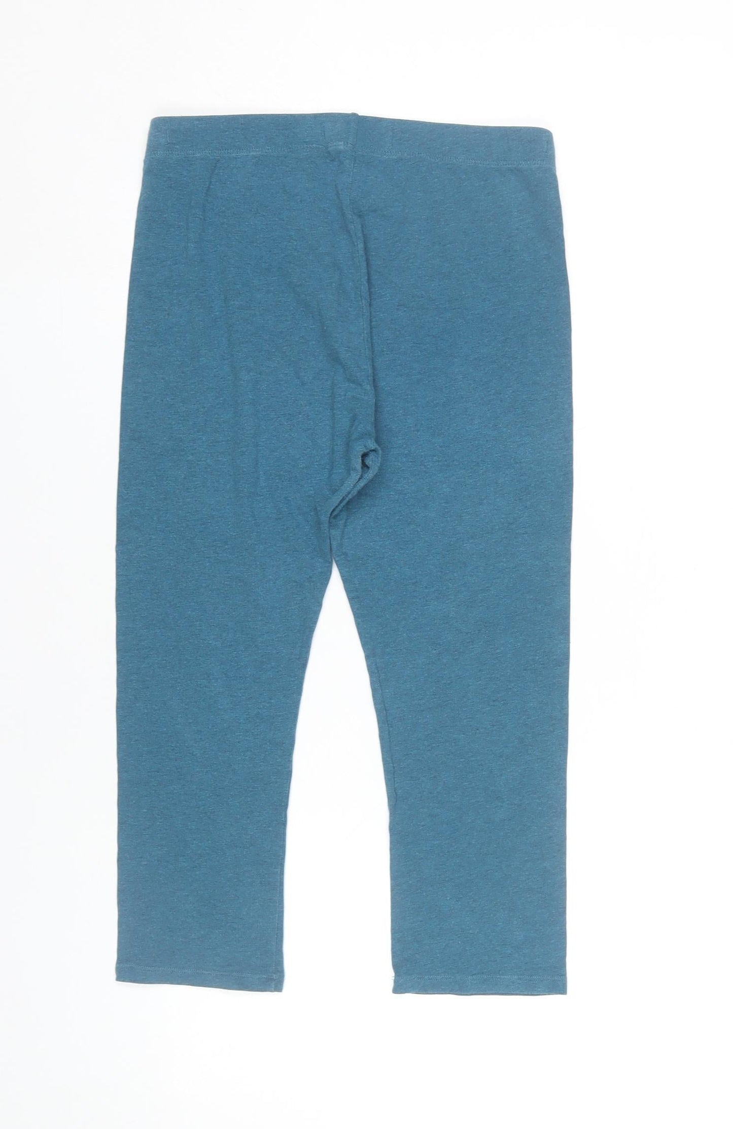 Seasalt Women’s Blue Cropped Organic Cotton Leggings Size 12