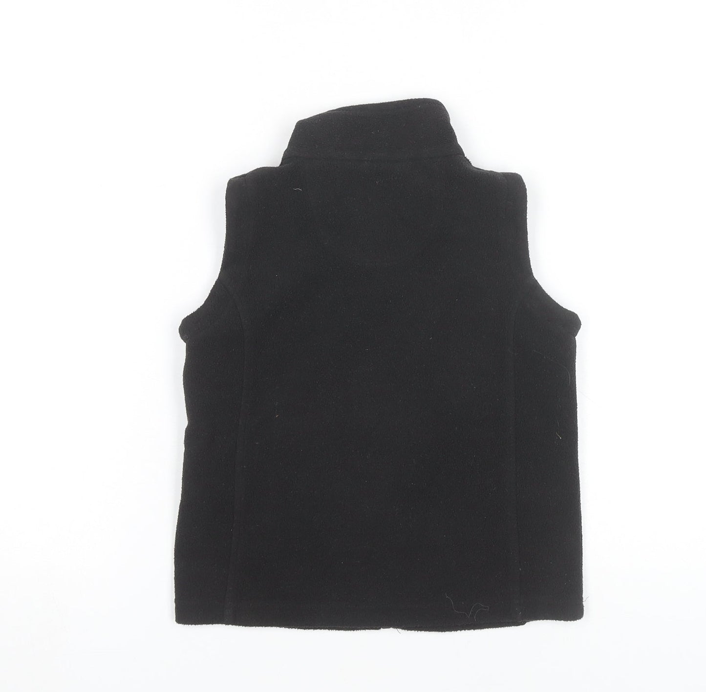 Regatta Boys Black Fleece Bodywarmer Waistcoat 5-6 Years Outdoor Zip Vest