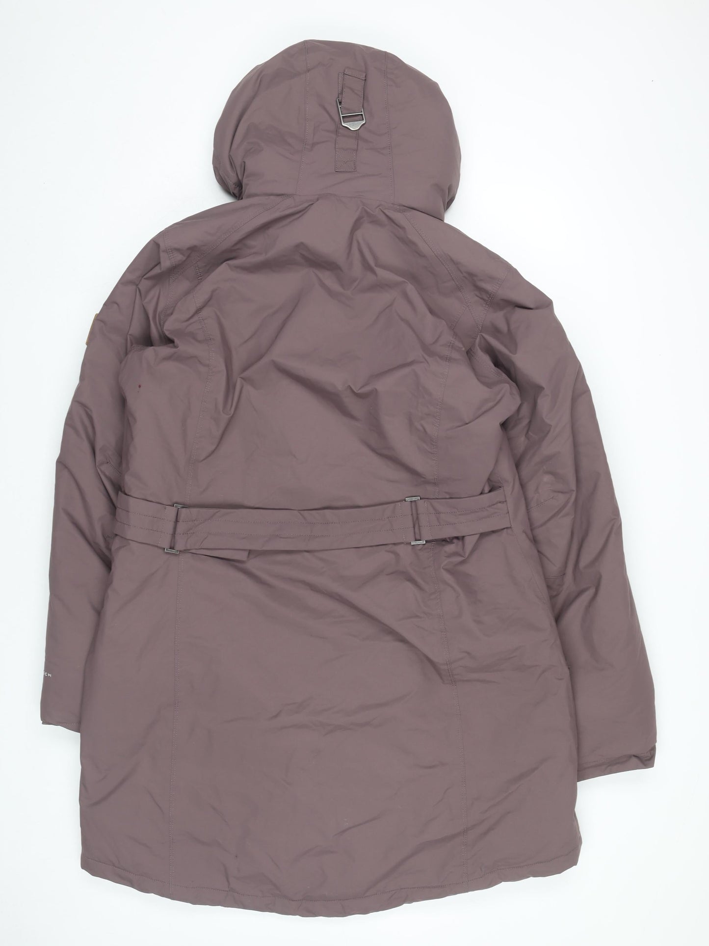 Columbia Womens Brown Parka Coat Size L Hooded Waterproof Down Jacket