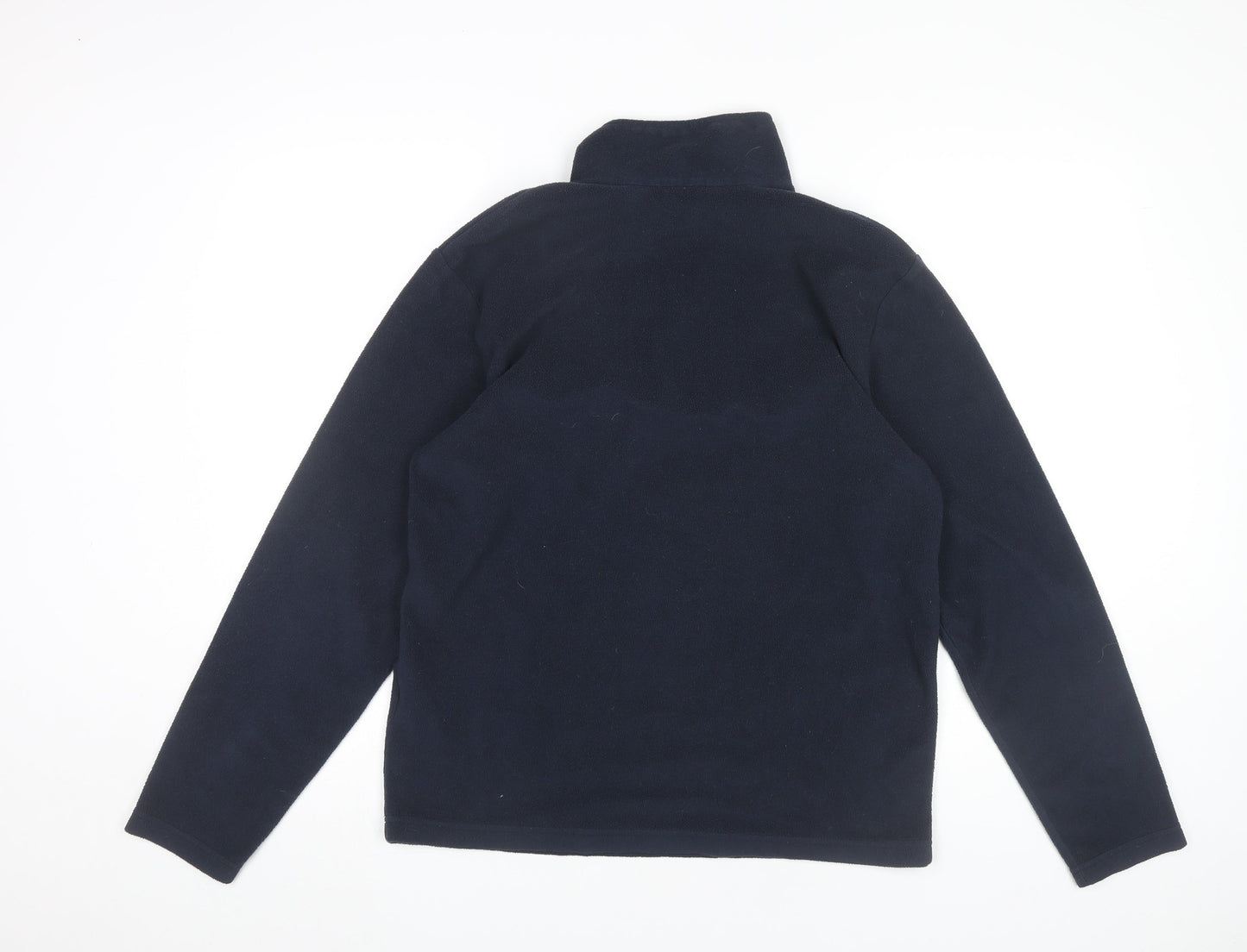 Regatta Mens Blue Fleece Sweatshirt L 1/2 Zip Pullover Outdoor
