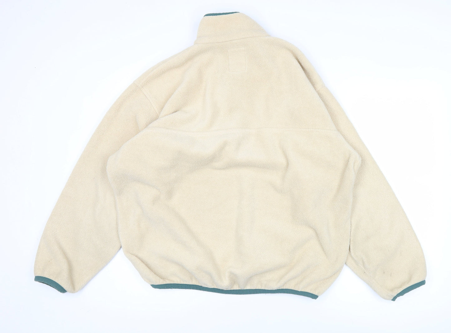 Jack Wolfskin Mens Beige Fleece Sweatshirt L Pullover Outdoor Hiking
