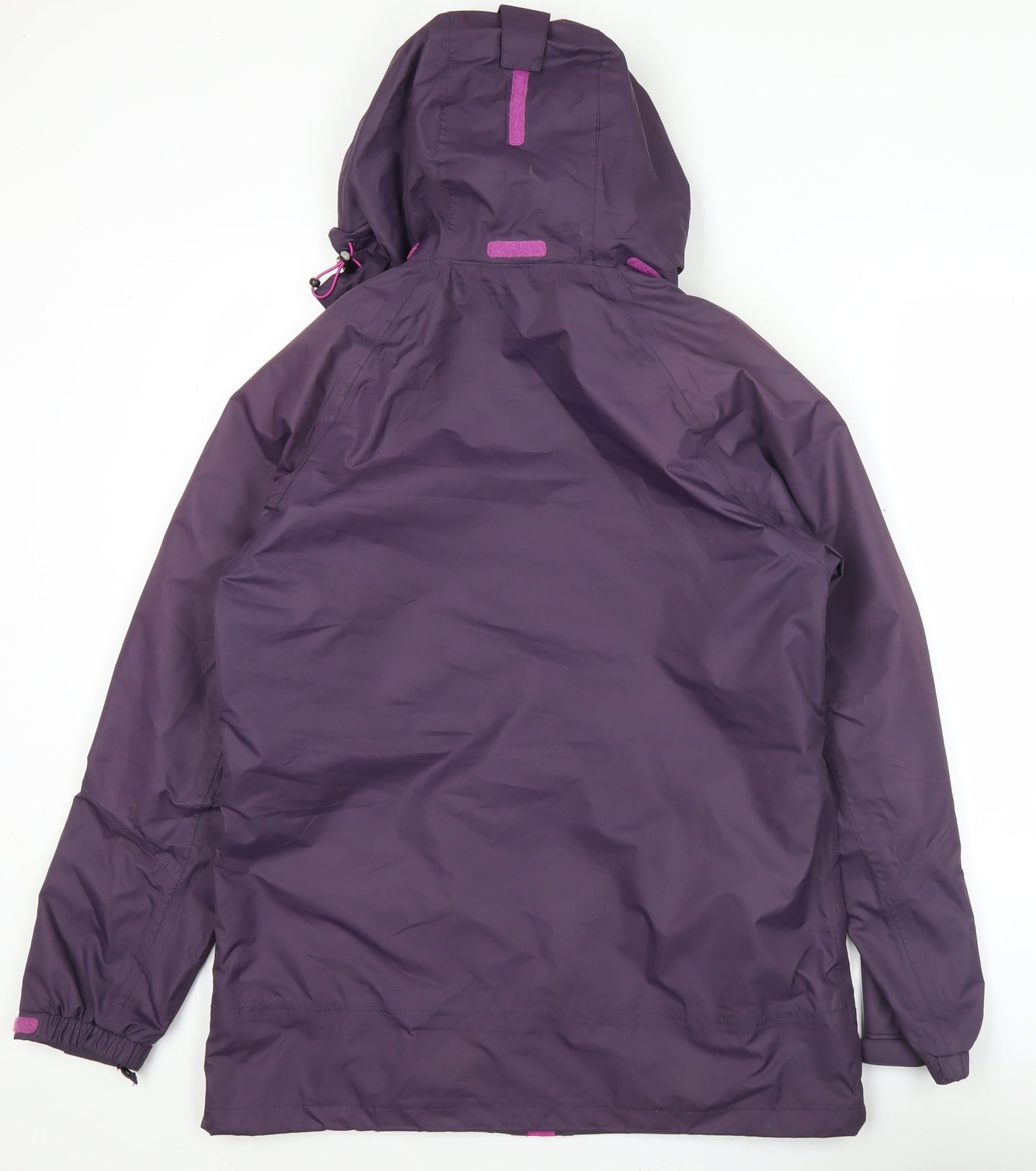 Regatta Women's Purple Waterproof Hooded Rain Jacket UK 10