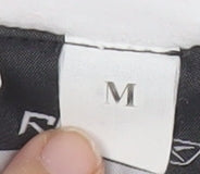 Reebok Women’s White Puffer Jacket Size M Hooded Winter Coat