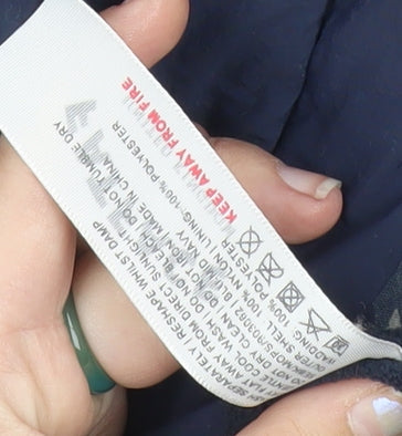 FatFace Boys Blue 4-5 Years Puffer Jacket Hooded Winter Coat