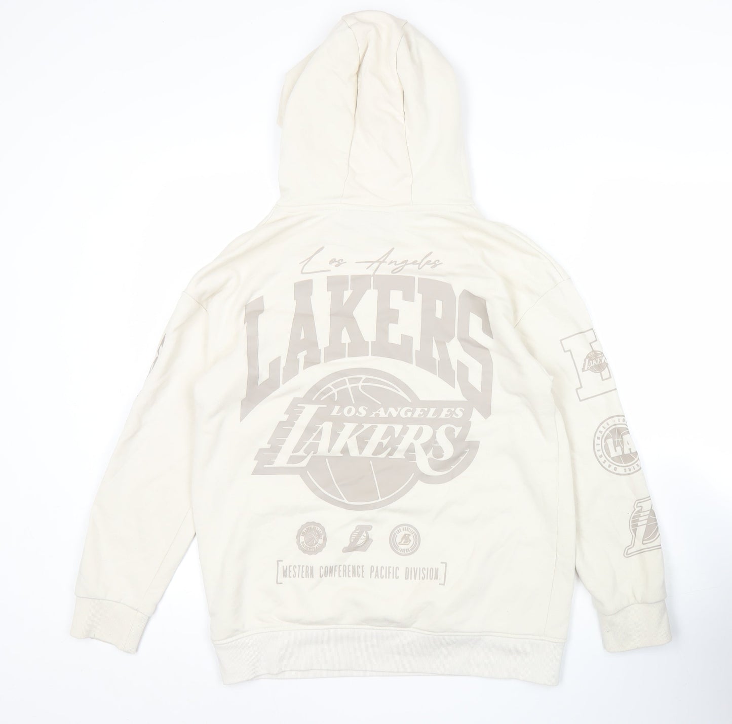 NBA Boys Ivory Los Angeles Lakers Pullover Hoodie 12-13Y 158cm