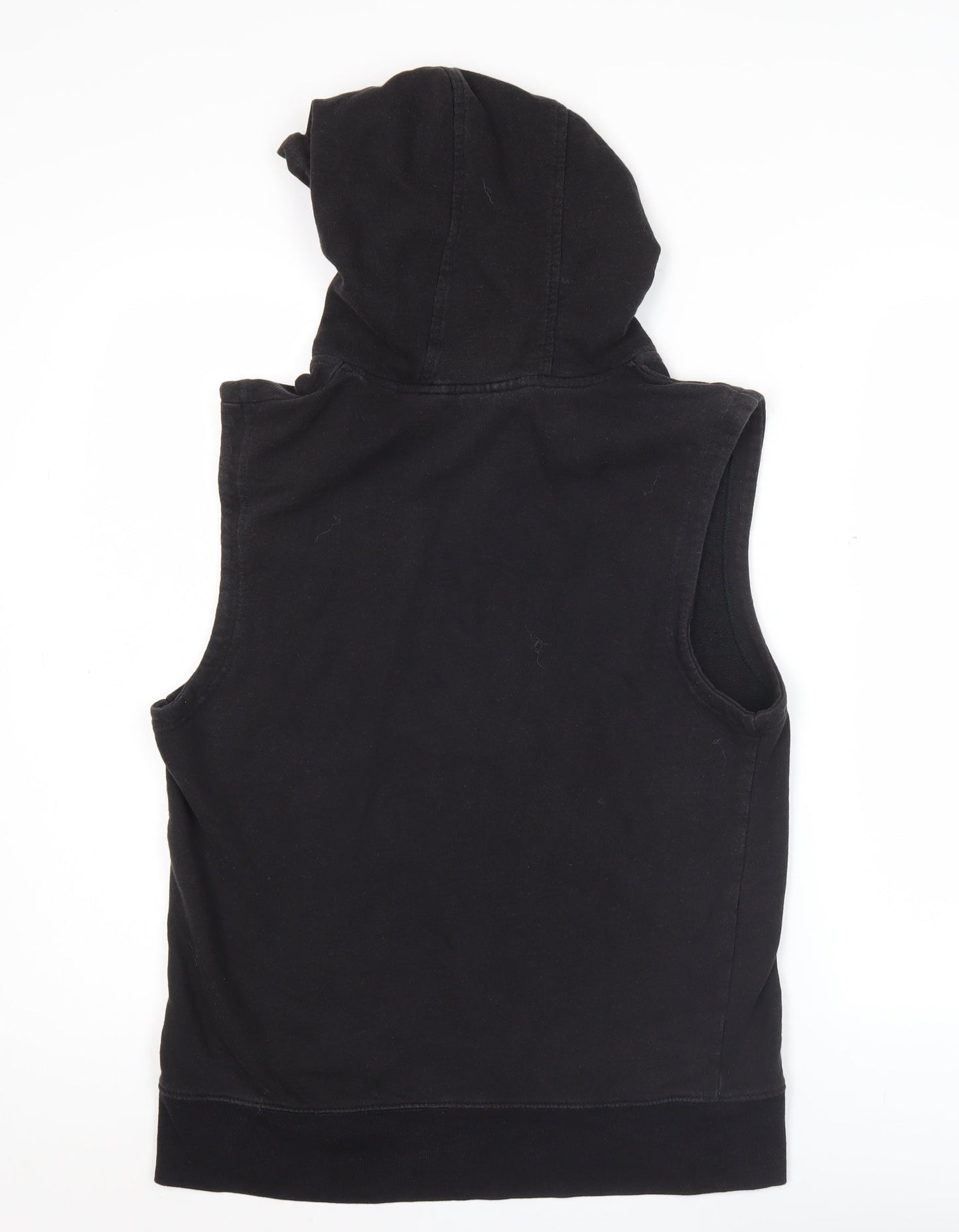 Champion Men’s Black Sleeveless Hoodie Pullover Size S
