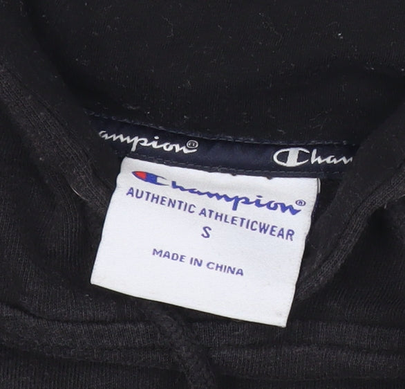 Champion Men’s Black Sleeveless Hoodie Pullover Size S