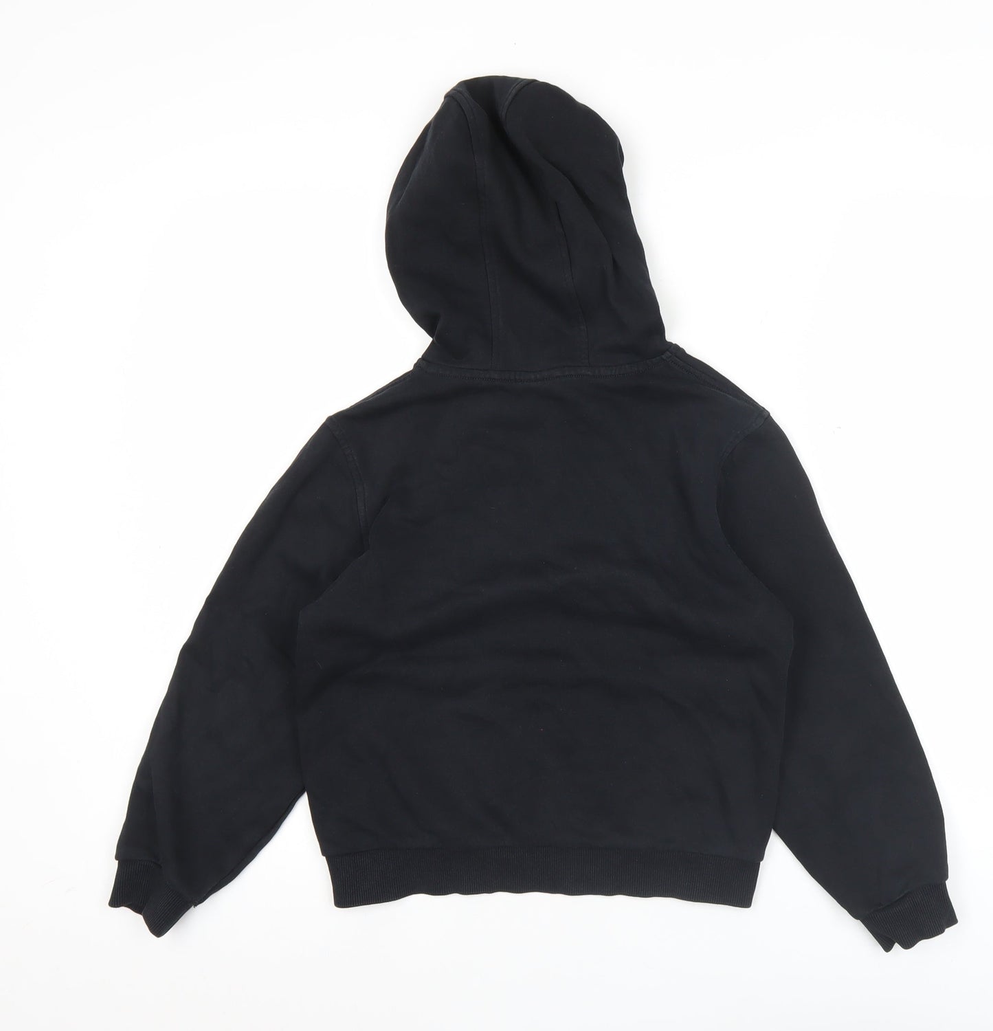 Nike Boys Black Pullover Hoodie 10-11 Years Regular Fit Fleece