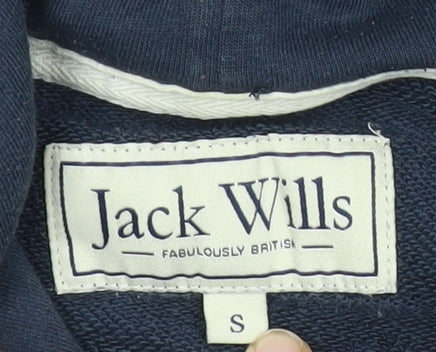 Mens UK S Regular Jack Wills Blue Pullover Hoodie