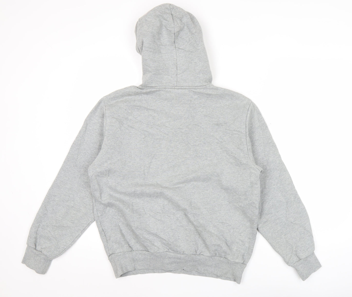 Carhartt Men’s Grey Pullover Hoodie Small Logo Graphic Sweatshirt