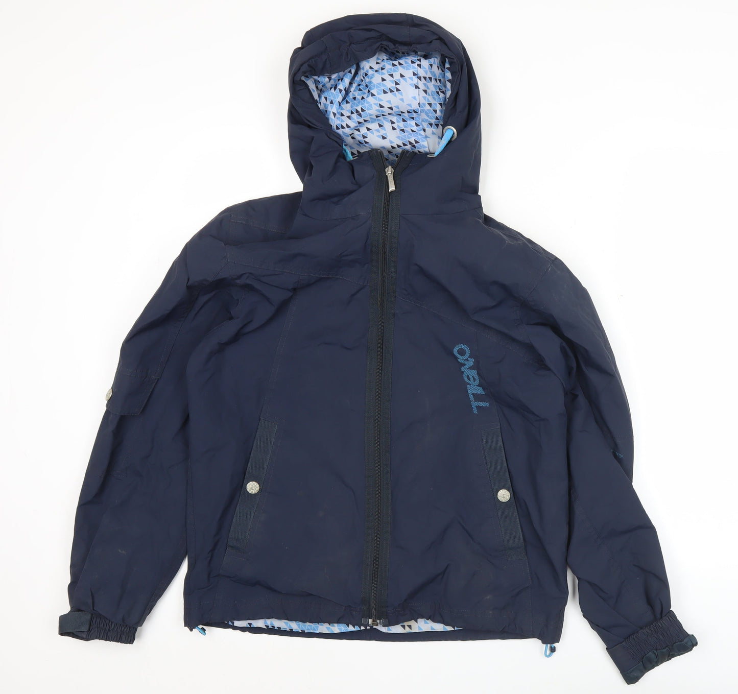 O'Neill Men's Blue Hooded Jacket Size S Outdoor Parka Coat