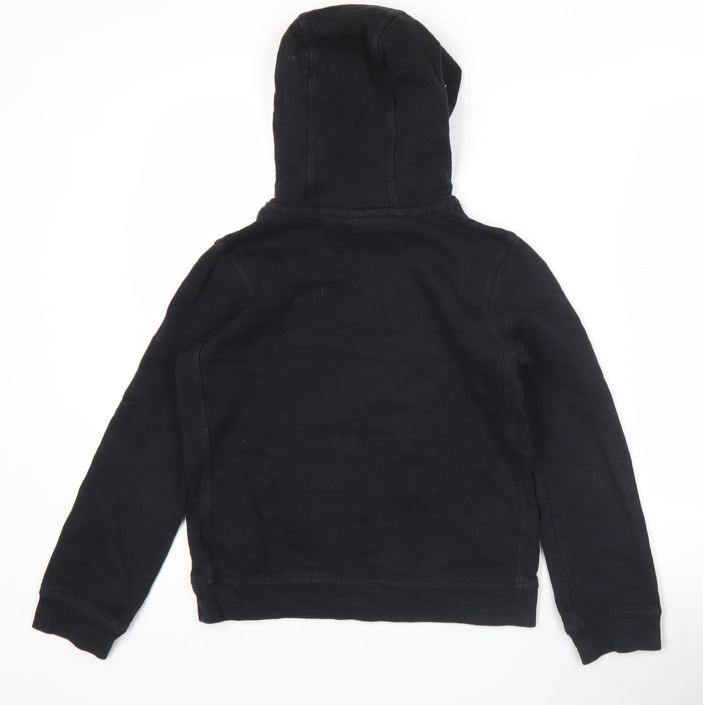 Nike Boys Black Pullover Hoodie 9-10 Years Fleece Logo Sweatshirt