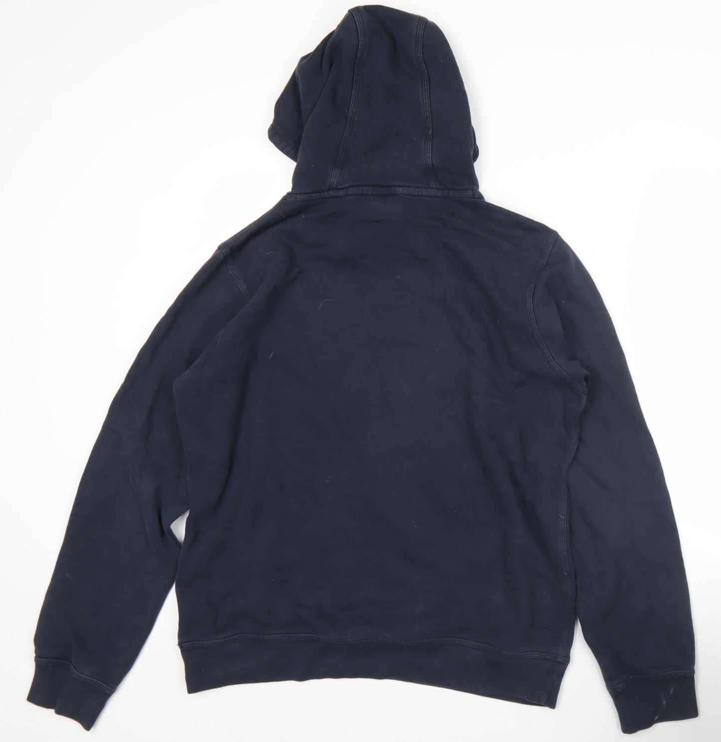 Nike Men’s Blue Pullover Hoodie L Logo Fleece Sweatshirt