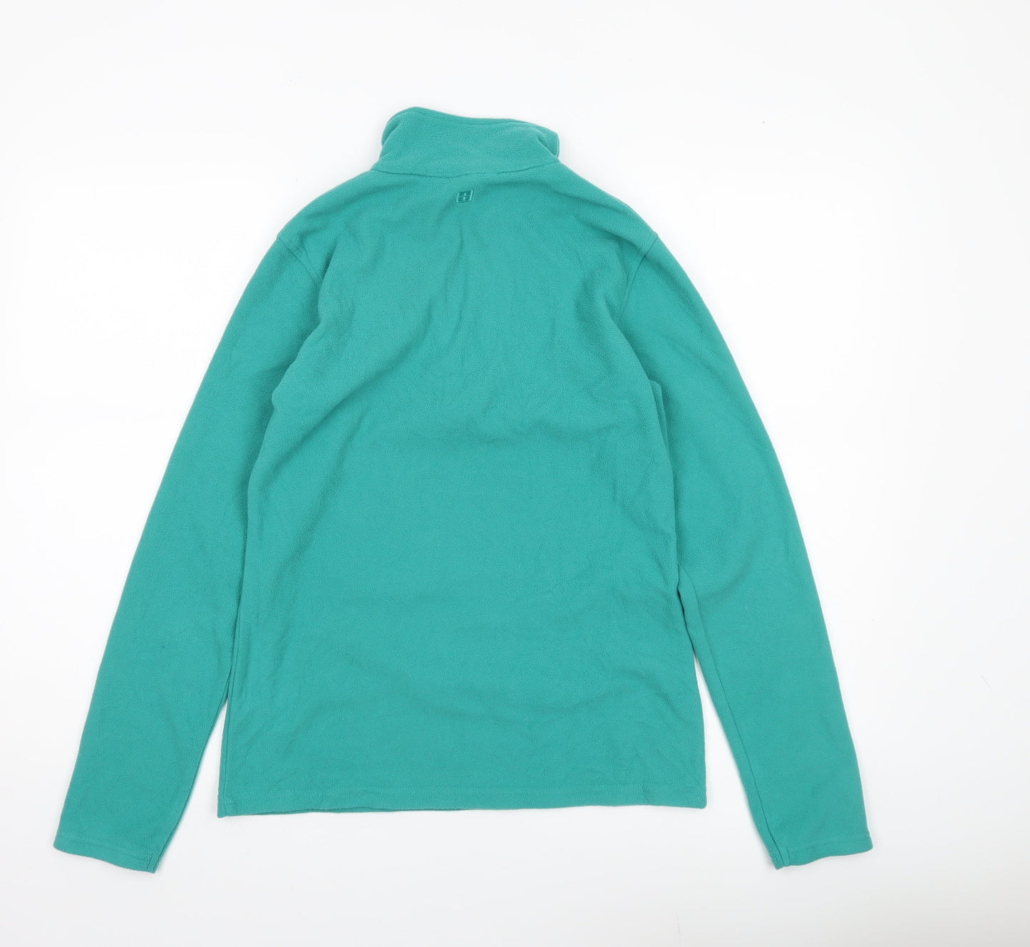 Mountain Warehouse Womens Green Fleece Sweatshirt S Half Zip Hiking Top