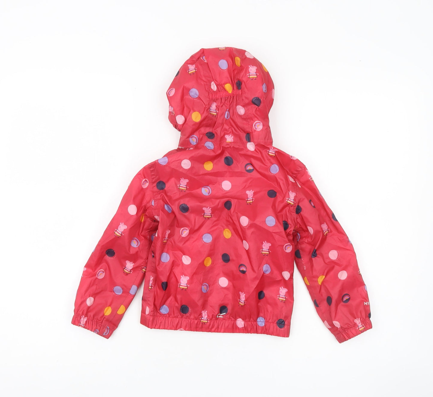 Regatta Girls Red Peppa Pig Rain Coat Jacket 24 Months Waterproof Hooded