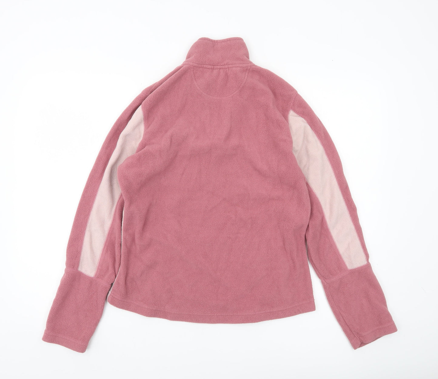 Peter Storm Women’s Pink Fleece Sweatshirt Size 14 1/4 Zip Outdoor