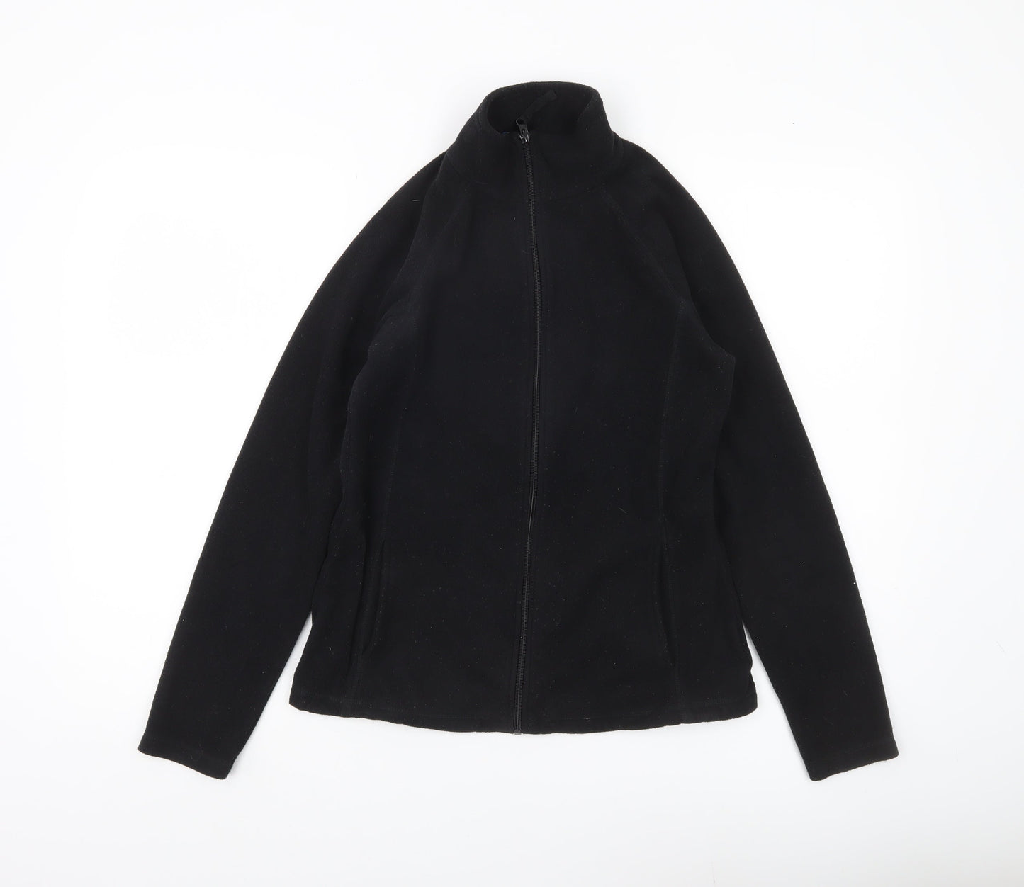 Mountain Warehouse Womens Black Size 8 Fleece Zip Jacket