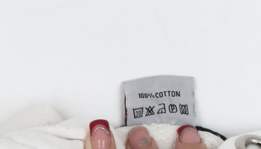 Nike Men’s White Full Zip Hoodie Small Regular Fit