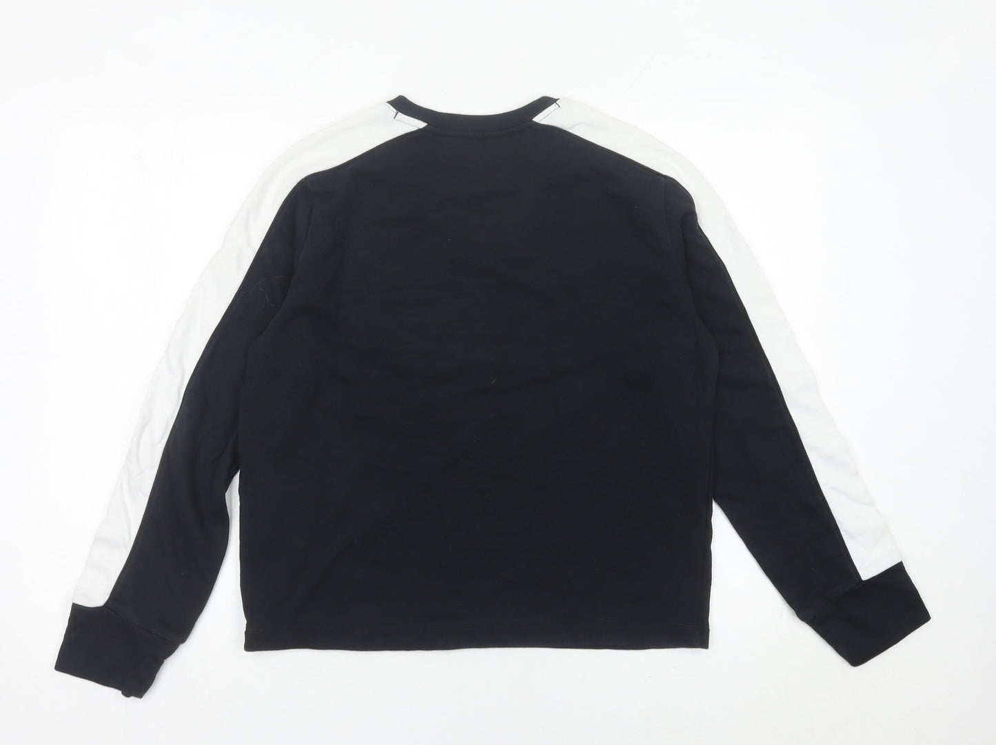 Under Armour Womens Black Sweatshirt Size M Logo Pullover Gym