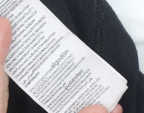 Under Armour Womens Black Sweatshirt Size M Logo Pullover Gym