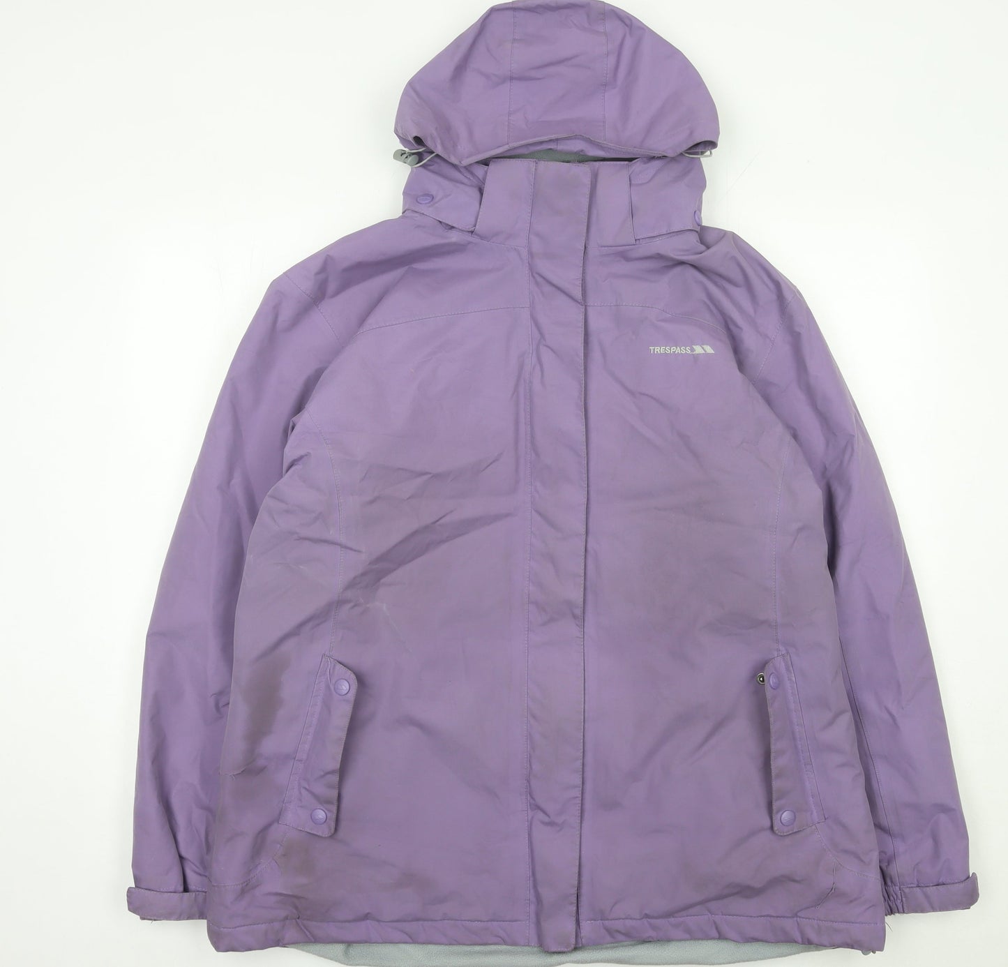 Trespass Women’s Purple Parka Jacket Size 20 Hooded Waterproof