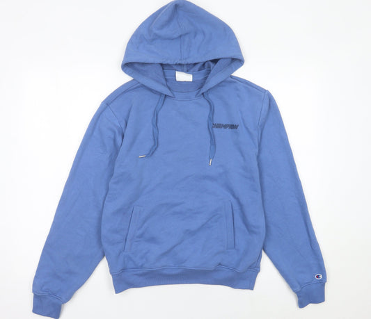 Champion Men's Blue Pullover Hoodie Size S Regular Fit