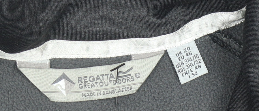 Regatta Womens Black Size 20 Soft Shell Outdoor Jacket