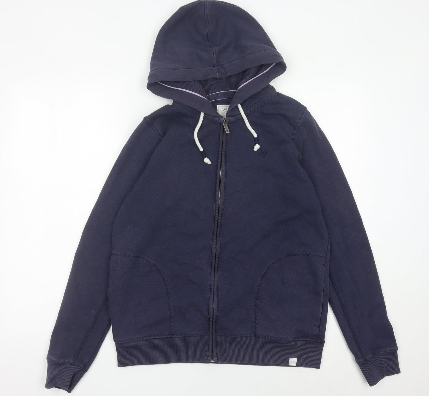 Fat Face Men’s Blue Full Zip Hoodie Size M Regular Long Sleeve