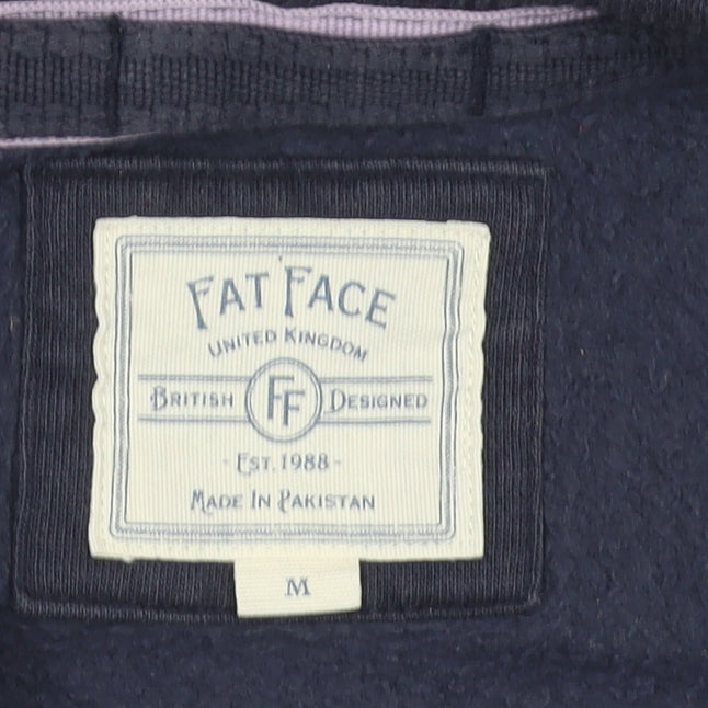 Fat Face Men’s Blue Full Zip Hoodie Size M Regular Long Sleeve
