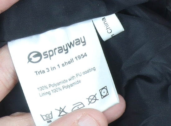 Sprayway Women’s Red 3-in-1 Waterproof Jacket Coat Size 16
