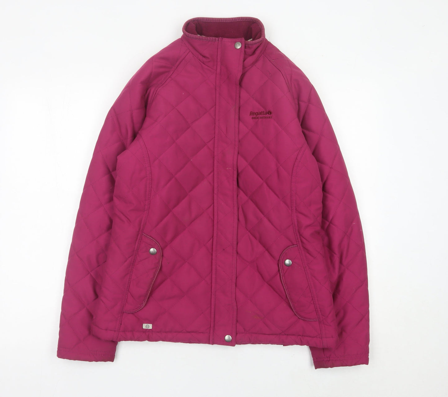 Regatta Womens Pink Quilted Mid-Length Jacket Size 12