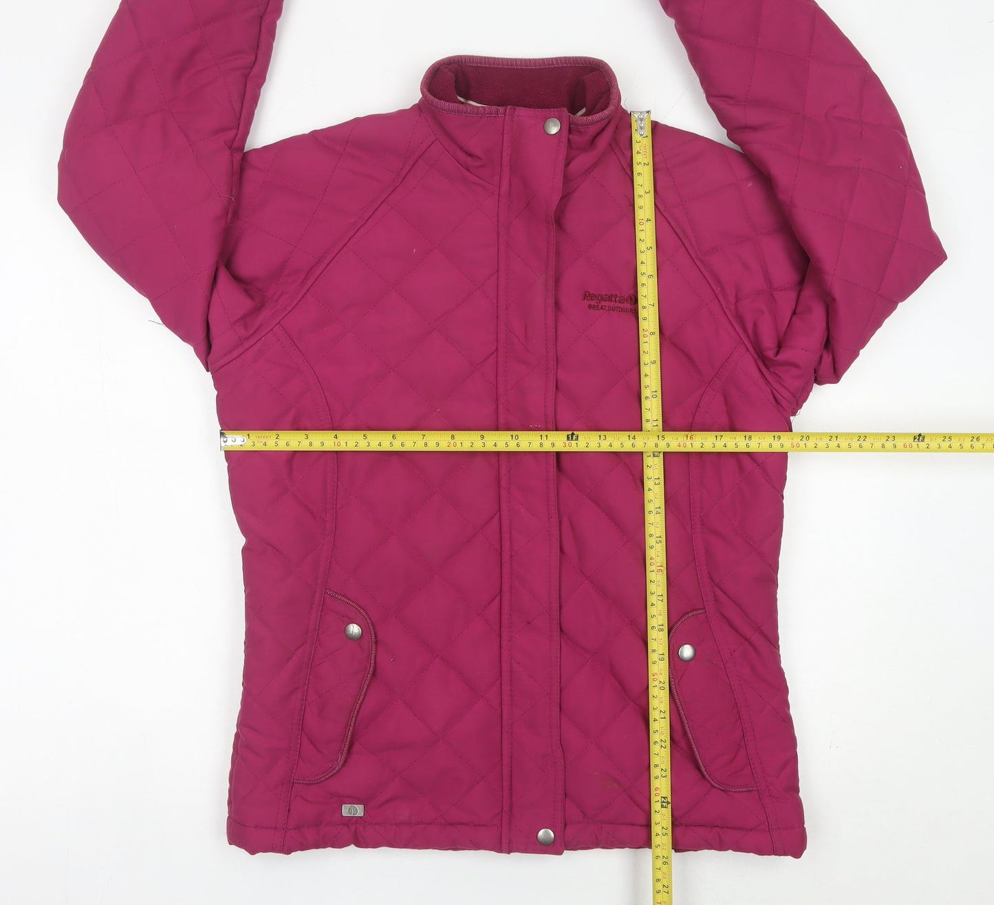 Regatta Womens Pink Quilted Mid-Length Jacket Size 12