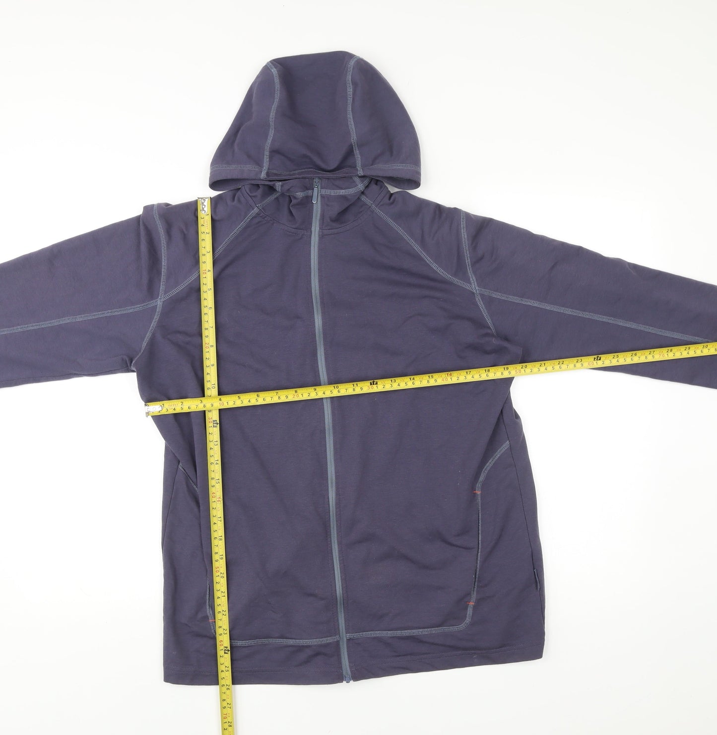 Kathmandu Men’s Blue Full Zip Hoodie M Lightweight Outdoor