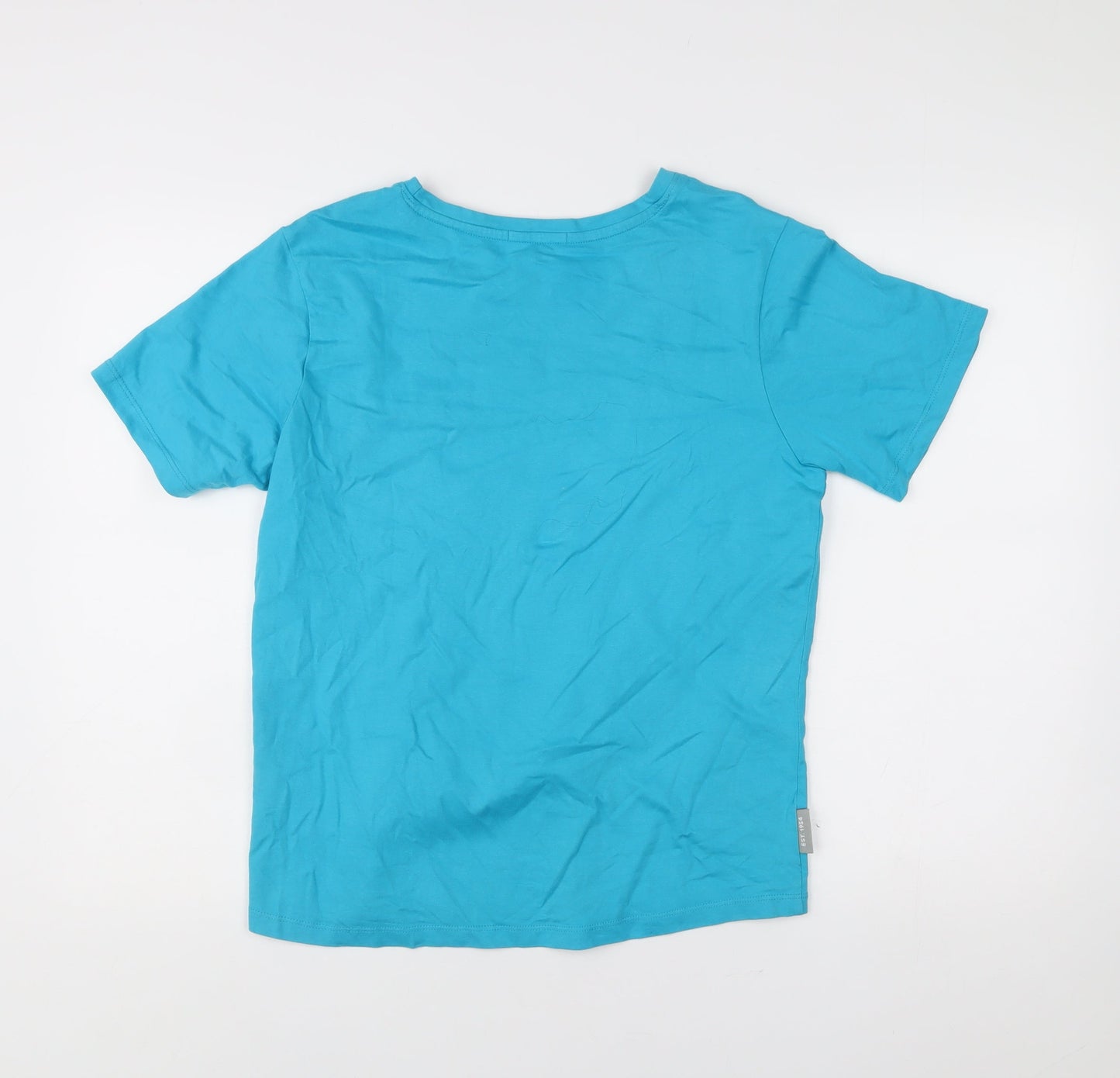 Peter Storm Womens Blue Size 12 Short Sleeve Cotton T-Shirt