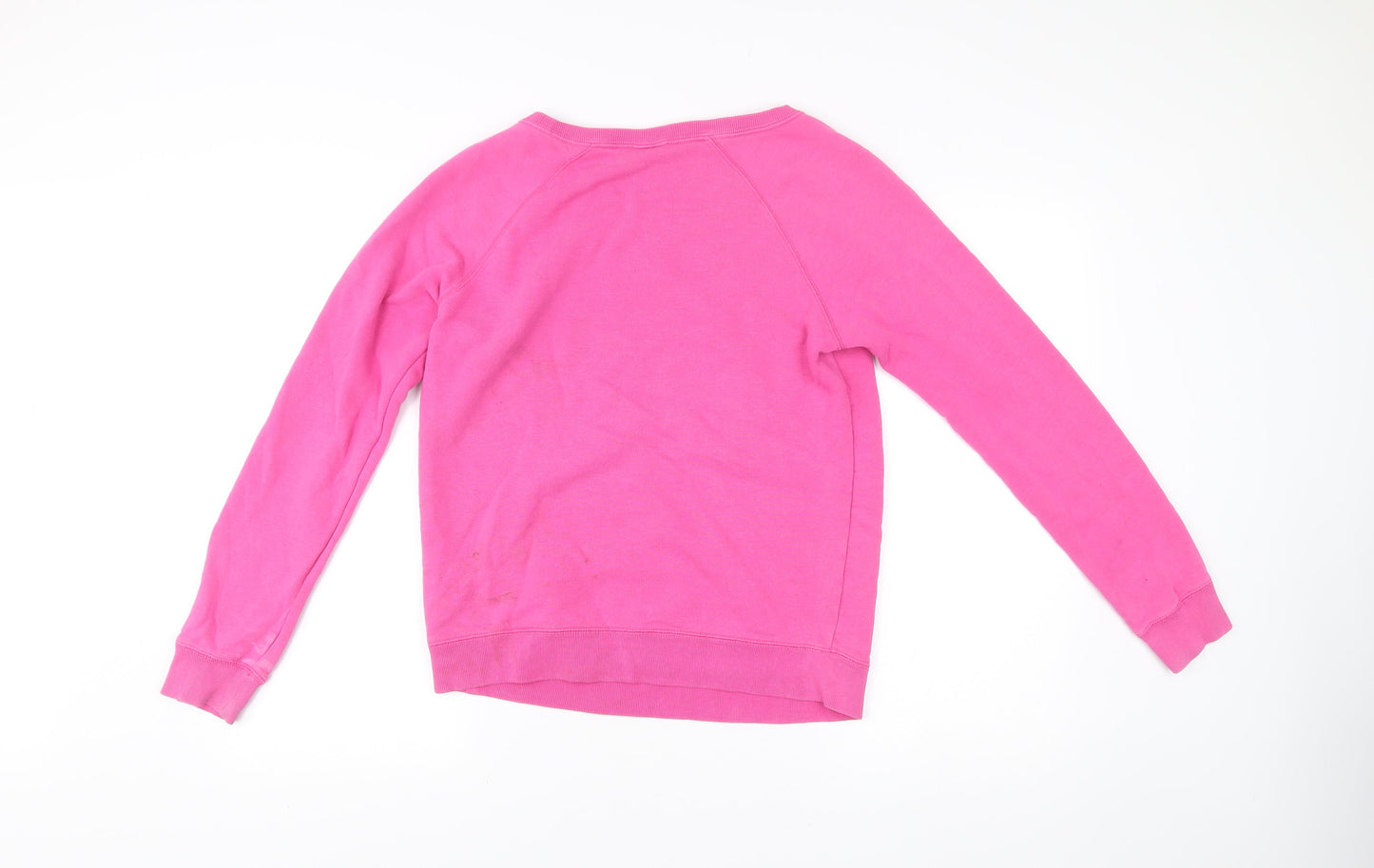 Nike Women’s Pink Small Logo Pullover Sweatshirt Long Sleeve