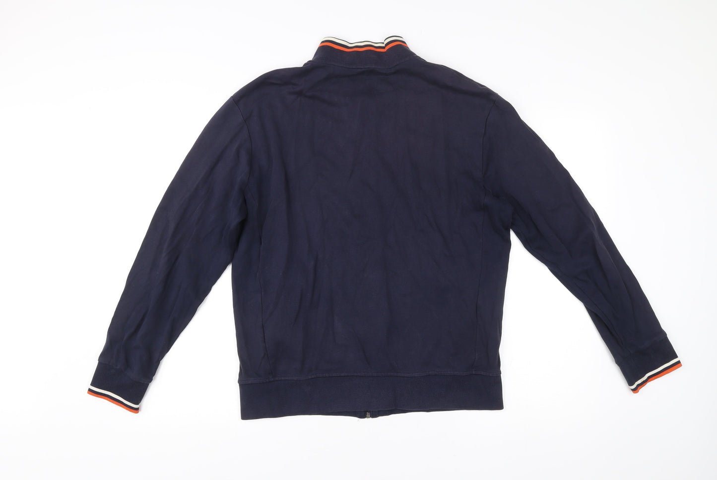 Ralph Lauren Men’s Blue Bomber Jacket L Full Zip Cotton Casual
